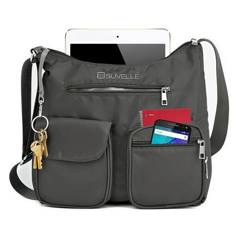 crossbody bag with rfid block.